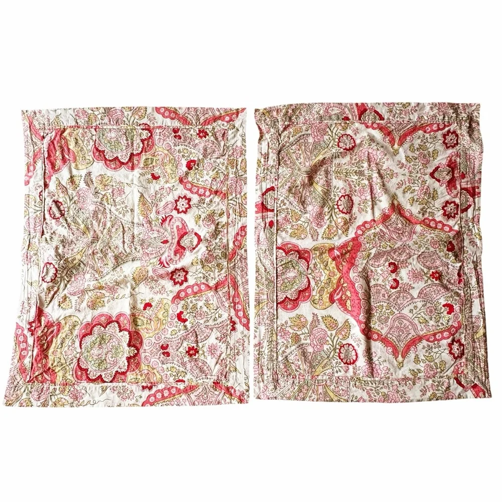 Pottery Barn Bohemian Floral Duvet Cover and Pillow Shams - Retired Print - KING